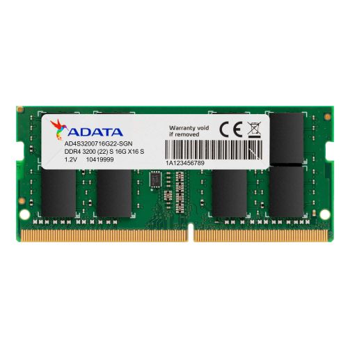 Adata / SO-DIMM DDR4 / 16GB / 3200MHz / CL22 / 1x16GB AD4S320016G22-SGN