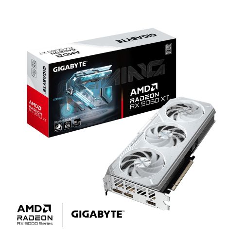 GIGABYTE Radeon ™ RX 9060 XT GAMING OC ICE 16G GV-R906XGAMINGOCICE-16GD