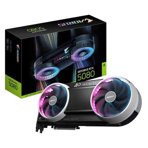 AORUS GeForce RTX 5080 INFINITY 16G / Gaming / 16GB / GDDR7 GV-N5080AORUS IF-16GD