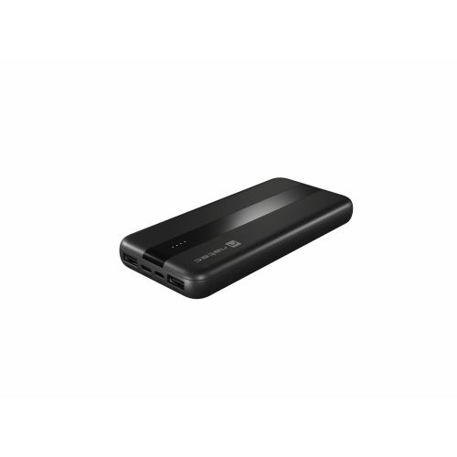 NATEC powerbanka TREVI SLIM 10000 mAh 2X USB-A + 1X USB-C, černá NPB-1921