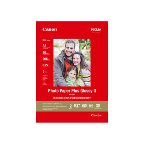 Canon PP-201, A4 fotopapír lesklý, 20ks, 275g / m 2311B019