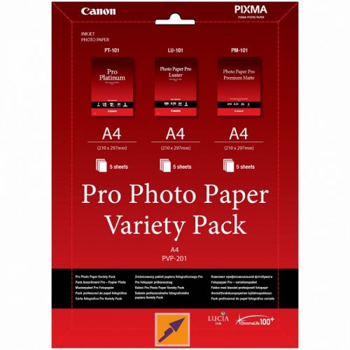 Canon PVP-201 PRO, A4 fotopapier Variety Pack 6211B021