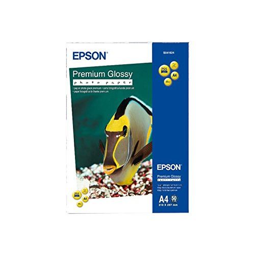 EPSON Premium Glossy Photo Paper - A4 - 50 Sheets C13S041624