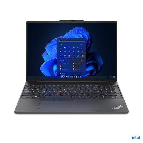 Lenovo ThinkPad E / E16 Gen 1 / i7-13700H / 16" / WUXGA / 16GB / 1TB SSD / UHD / W11P / Black / 3R 21JN00FRCK