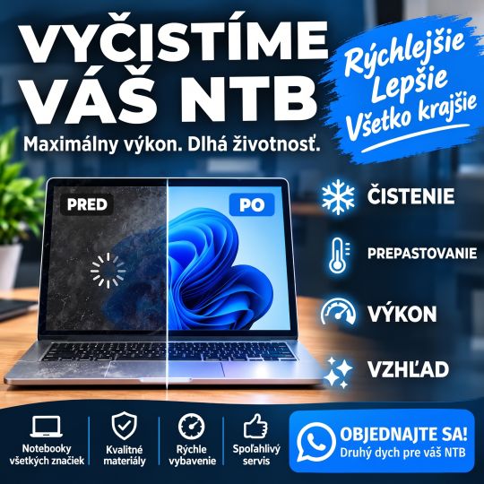 Vycistime ntb pc