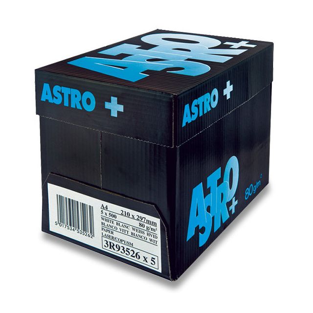 XEROX ASTRO+ 80g, A4 5 x 500 listů (karton) 003R93526