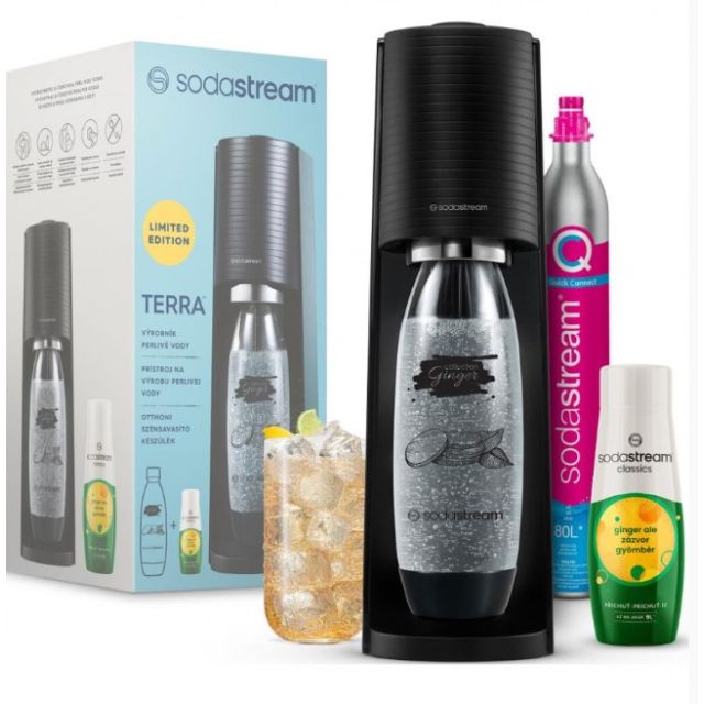 SodaStream Terra Black Ginger Ale Mpack