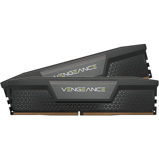 CORSAIR Vengeance DDR5 RAM 32GB (2x16GB) 6000MHz CL38 Intel XMP iCUE Black (CMK32GX5M2B6000C38)