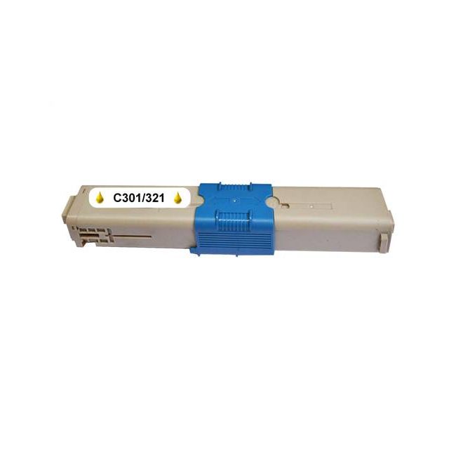 Kompatibilný toner OKI C301/321dn yellow NEW - NeutralBox / 44973533 1500 strán