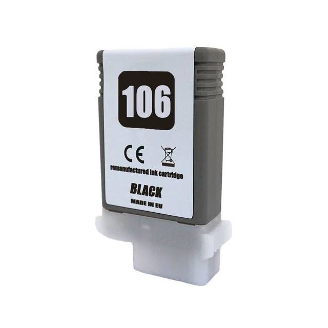 Renovovaná kazeta pre Canon PFI-106BK (130ml) / 6621B001 Black Premium