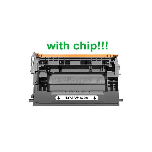 Kompatibilný toner pre HP 147A / W1470A-Plne funkčný čip! Black 10500 strán
