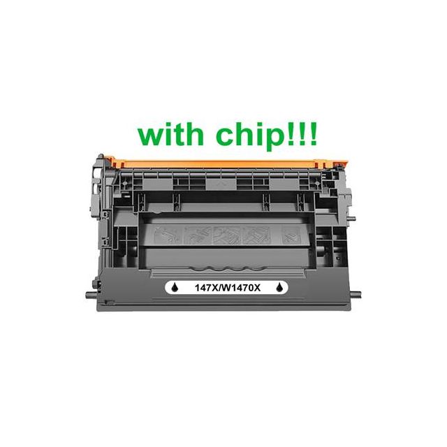 Kompatibilný toner pre HP 147X / W1470X-Plne funkčný čip! Black 25200 strán