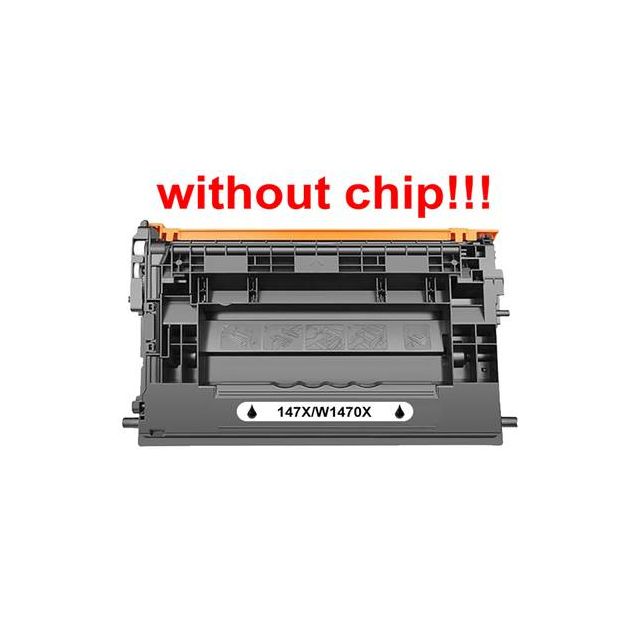 Kompatibilný toner pre HP 147X / W1470X-No Chip! Black. POZOR kazeta bez čipu 25200 strán