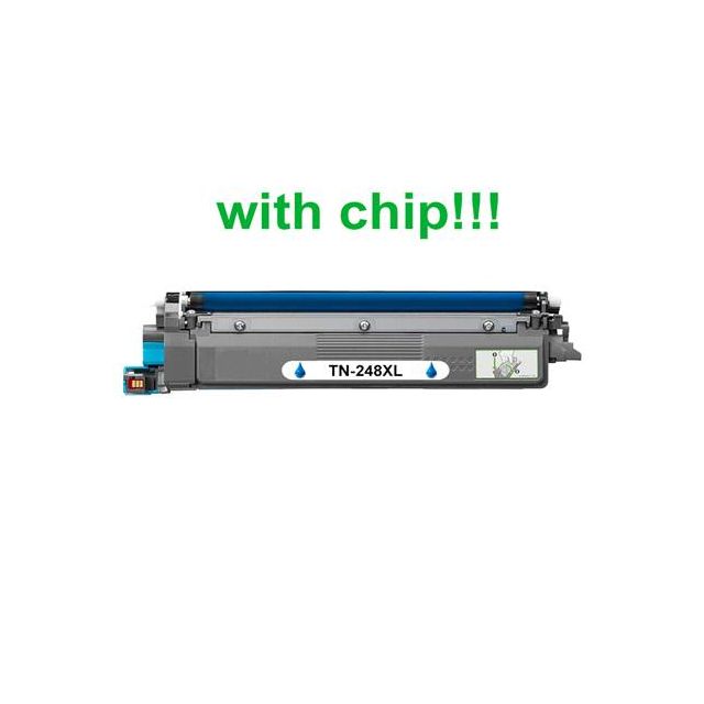 Kompatibilný toner pre Brother TN-248XL Cyan -With Chip! 2300 strán