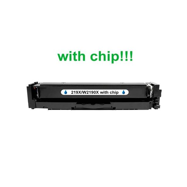 Kompatibilný toner pre HP 219X / W2191X-Plne funkčný čip! Cyan 2500 strán