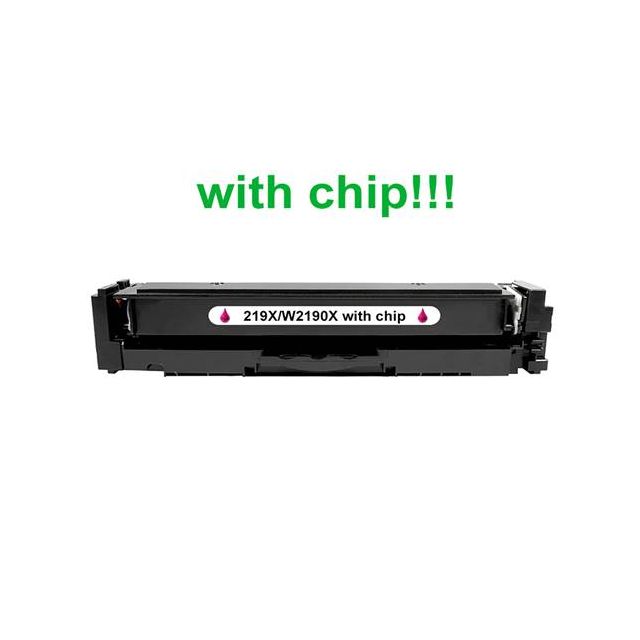Kompatibilný toner pre HP 219X / W2193X-Plne funkčný čip! Magenta 2500 strán