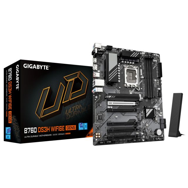 GIGABYTE B760 DS3H WIFI6E GEN5 / LGA 1700 / ATX B760 DS3H WF6E GEN5