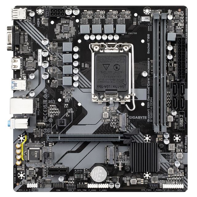 GIGABYTE B760 H DDR4 / LGA 1700 / mATX B760M H DDR4
