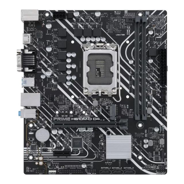 ASUS PRIME H610M-D D4 / LGA 1700 / mATX 90MB1A00-M0EAY0