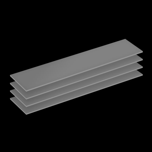 ARCTIC Thermal pad TP-4 (120x20mm, 0.5mm - 4 Pack) - prémiová teplovodivá podložka pod chladič balený ACTPD00065A