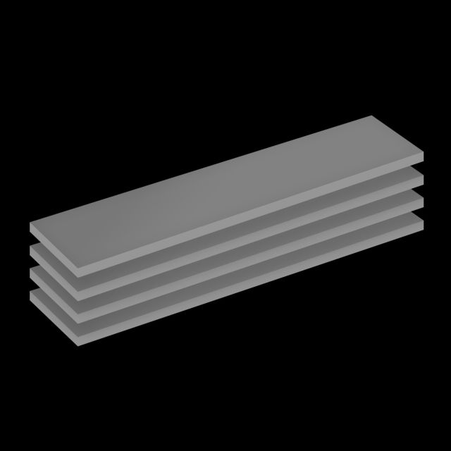 ARCTIC Thermal pad TP-4 (120x20mm, 1.5mm - 4 Pack) - prémiová teplovodivá podložka pod chladič balený ACTPD00067A