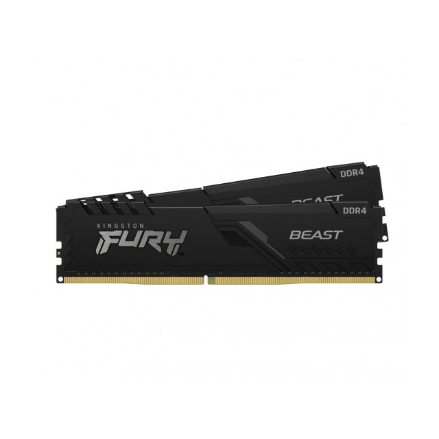 Kingston FURY Beast / DDR4 / 32GB / 3600MHz / CL18 / 2x16GB / Black KF436C18BBK2 / 32