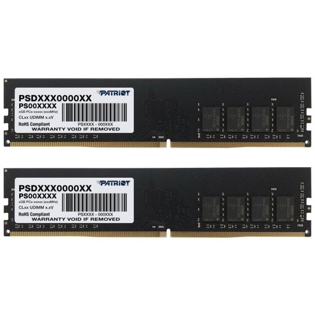 Patriot / DDR4 / 64GB / 3200MHz / CL22 / 2x32GB PSD464G3200K