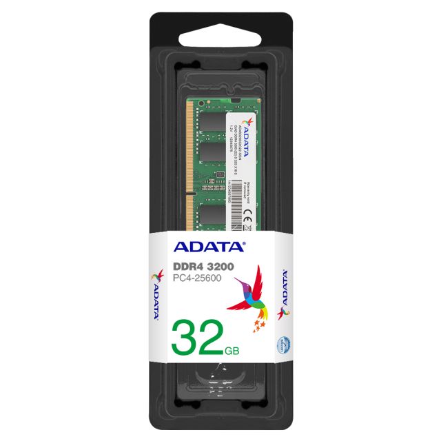 Adata / SO-DIMM DDR4 / 32GB / 3200MHz / CL22 / 1x32GB AD4S320032G22-SGN