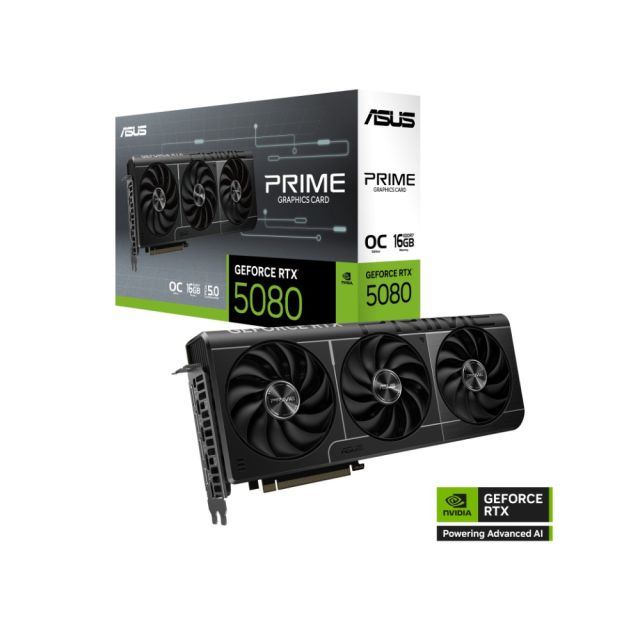 NVIDIA® PRIME GeForce RTX™ 5080 / Gaming / OC / 16GB / GDDR7 90YV0LX0-M0NA00