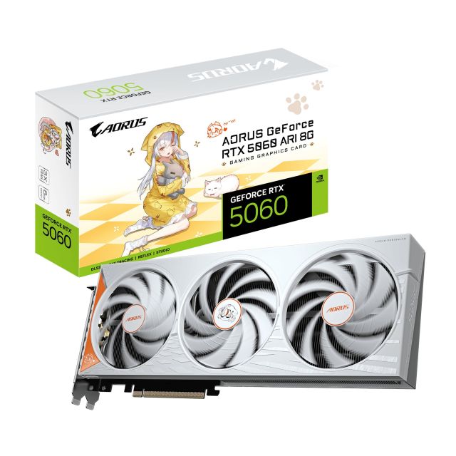 GIGABYTE AORUS RTX 5060 ARI 8G GV-N5060AORUS ARI-8GD