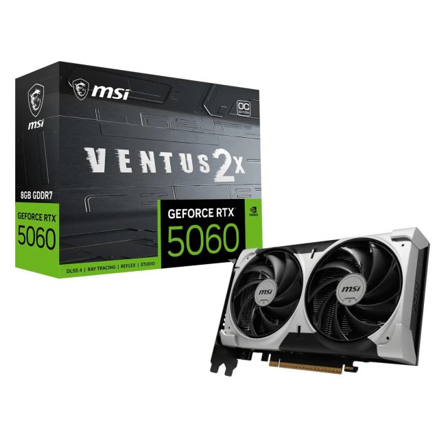 MSI RTX 5060 VENTUS 2X V1 / OC / 8GB / GDDR7 G5060-8V2CV1
