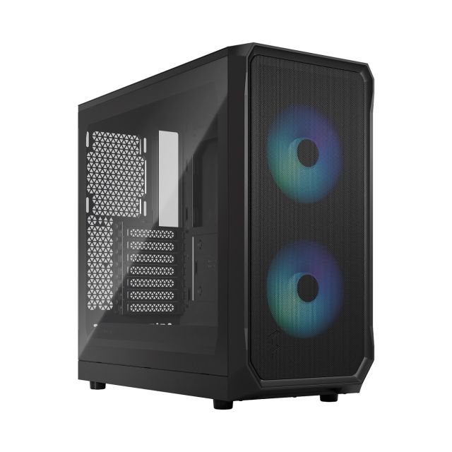 Fractal Design Focus 2 RGB Black TG Clear Tint / Midi Tower / Transpar. / Čierna FD-C-FOC2A-03