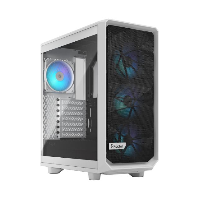 Fractal Design Meshify 2 Compact RGB White TG Clear Tint / Midi Tower / Transpar. / Biela FD-C-MES2C-08