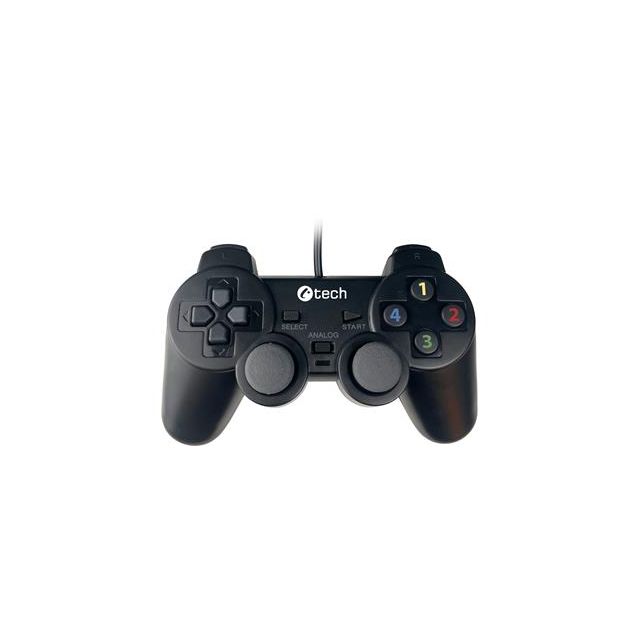 Gamepad C-TECH Callon pre PC / PS3, 2x analóg, X-input, vibračný, 1,8 m kábel, USB GP-05