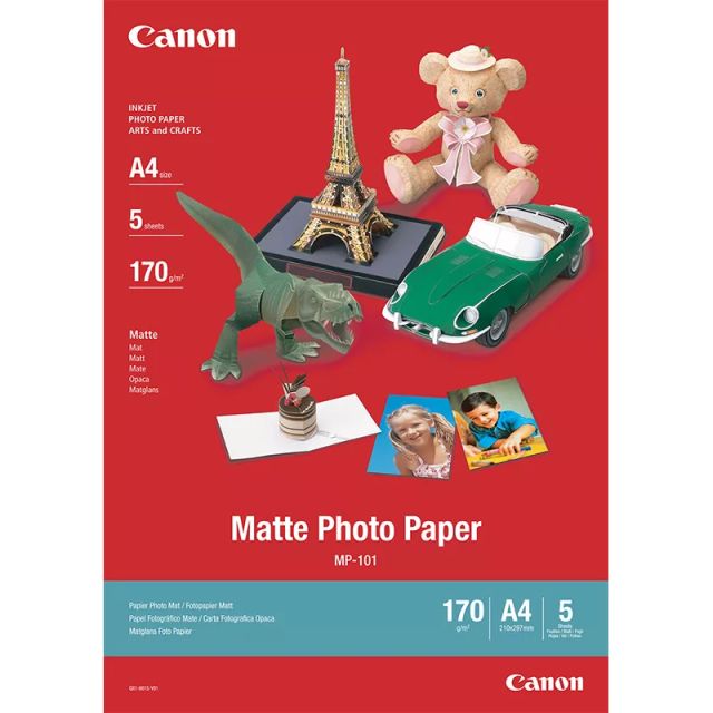 Canon MP-101, A4 fotopapier matný, 50 ks, 170g / m 7981A005