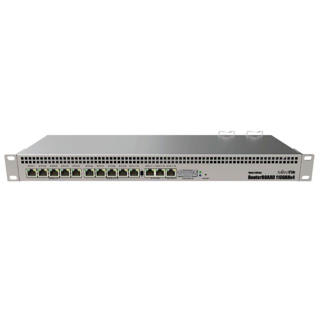 Mikrotik RouterBOARD RB1100Dx4, RB1100AHx4 Dude Edition, 1GB RAM, 4x 1.4 GHz, RouterOS L6 RB1100AHX4-DE