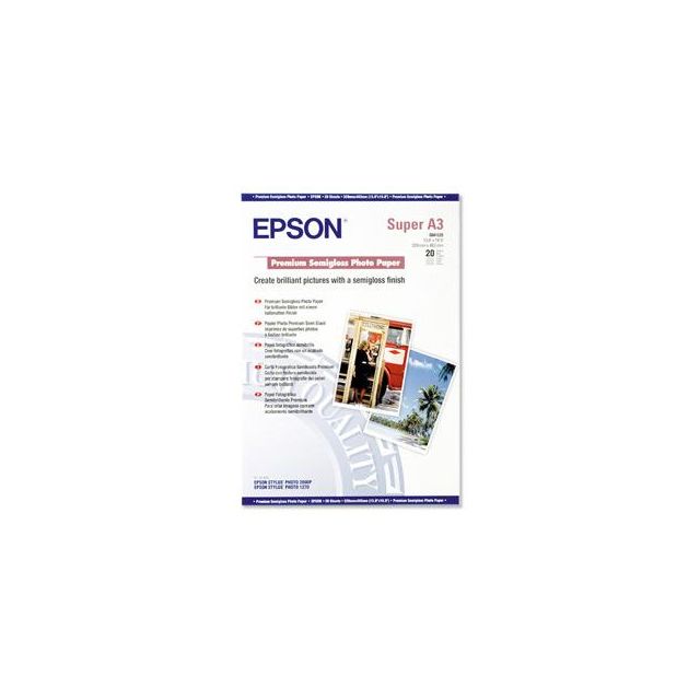 EPSON A3+, Premium Semigloss Photo Paper (20listů) C13S041328